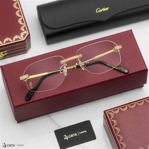 cartier transparent glasses.